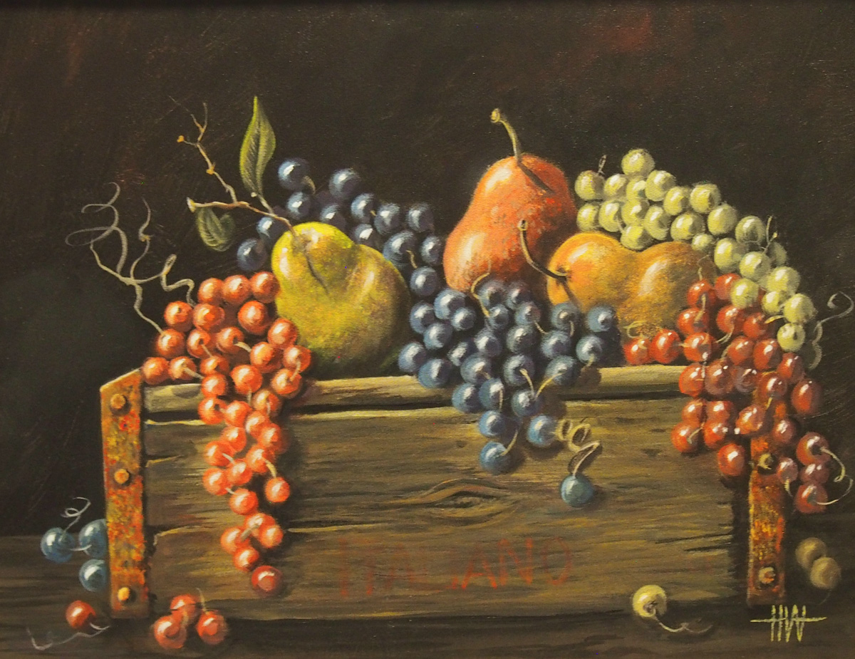 Still Life Fruit on Crate Image